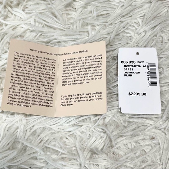 JimmyChoo (retail $2295) Justine suede/leather bag - Picture 3 of 12